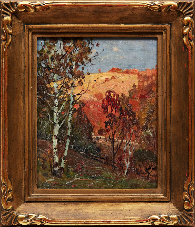 Frank Shirley Panabaker, Late Sun, oil on canvas laid down on board - view 2