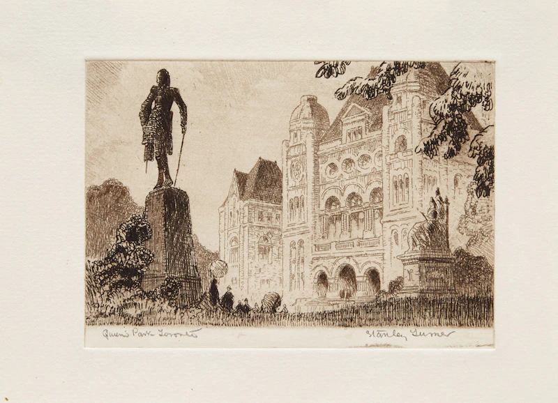 A Selection of Eight Works depicting Toronto  by Stanley Francis Turner