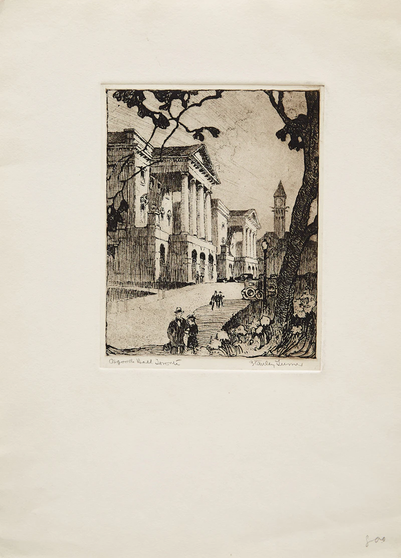 Stanley Francis Turner, A Selection of Eight Works depicting Toronto , eight etchings - view 6