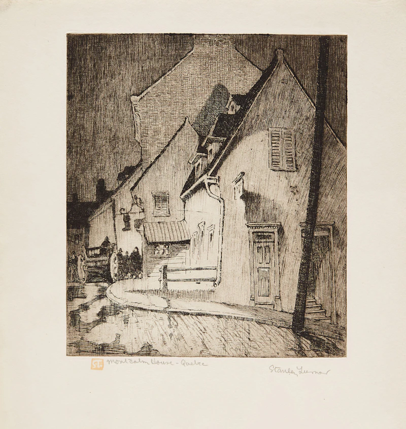 A Selection of Eight Works depicting Quebec by Stanley Francis Turner