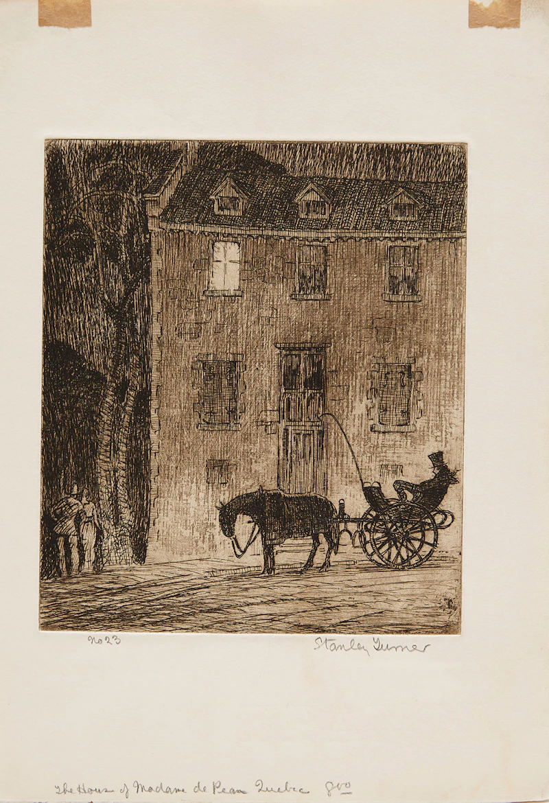 Stanley Francis Turner, A Selection of Eight Works depicting Quebec, eight etchings - view 4