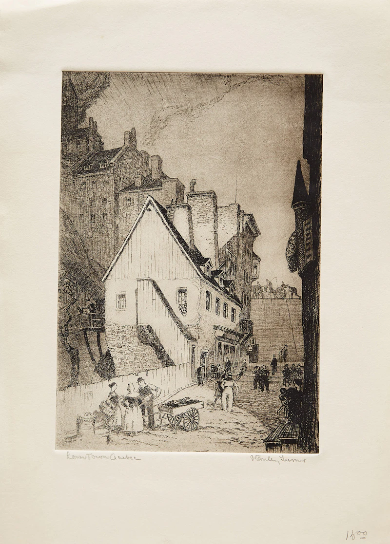 Stanley Francis Turner, A Selection of Eight Works depicting Quebec, eight etchings - view 5