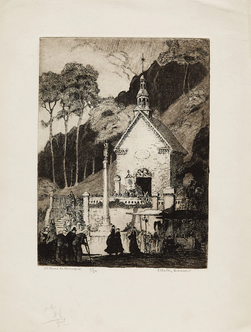 Stanley Francis Turner, A Selection of Eight Works depicting Quebec, eight etchings - view 6