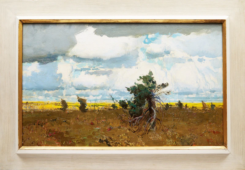 George Franklin Arbuckle, The Edge of the Barrens, Ungava, oil on board - view 2