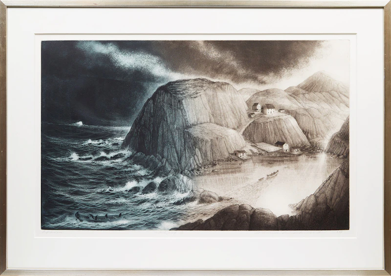 David Lloyd Blackwood, Haven, colour etching and aquatint, 1994 - view 2