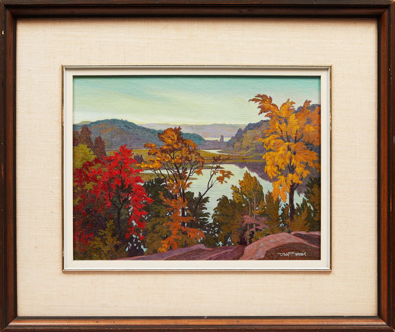 Richard Ferrier, Ottawa Valley, oil on board - view 2