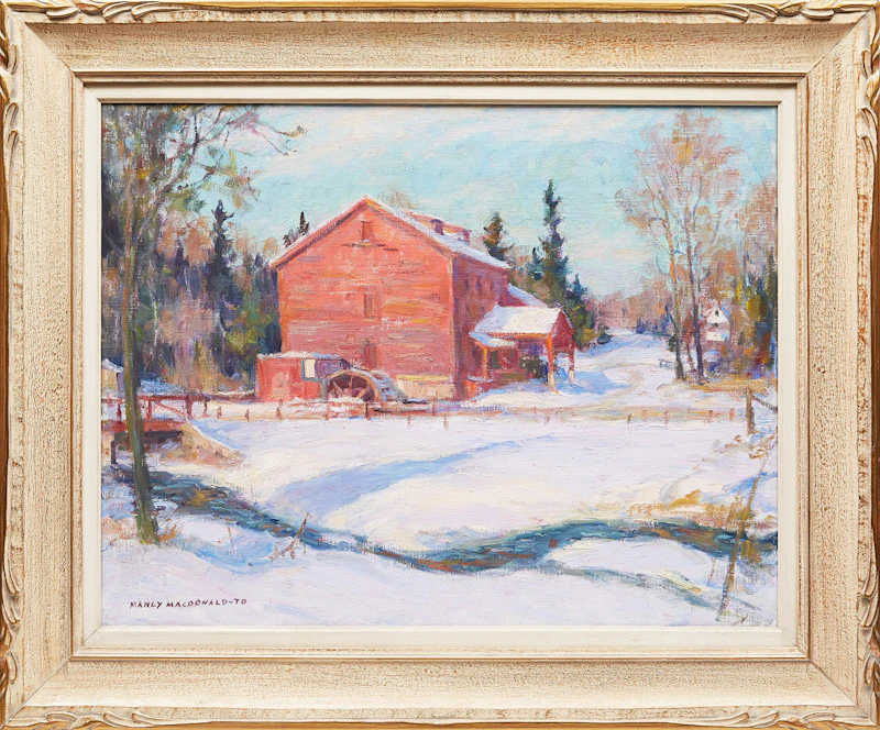 Manly Edward MacDonald, Bruce’s Mill, oil on canvas, 1970 - view 2
