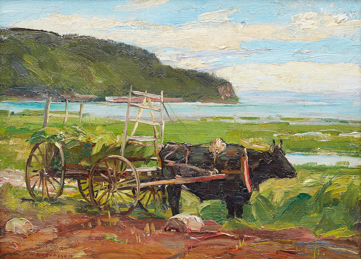 Frederick William Hutchison, Baie St-Paul, oil on canvas