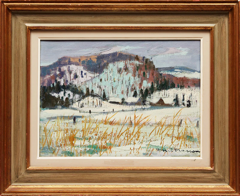 Henri Leopold Masson, Near Lake Wakefield, oil on canvas - view 2