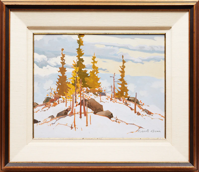 Robert Genn, Gold and Gray, oil on canvas - view 2