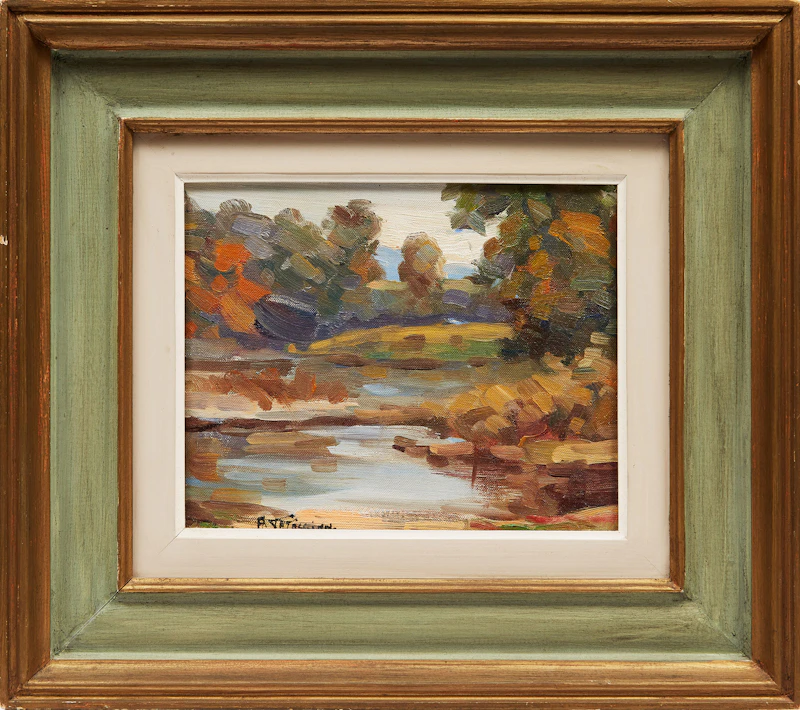 Armand Tatossian, September, Rigaud, oil on canvas, 1970 - view 2