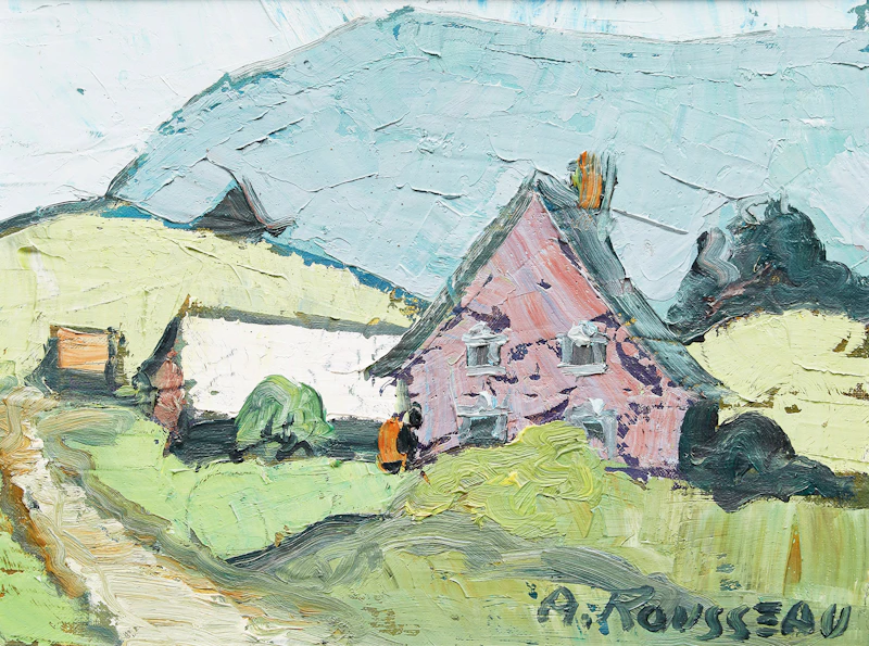Albert Rousseau, Village Landscape