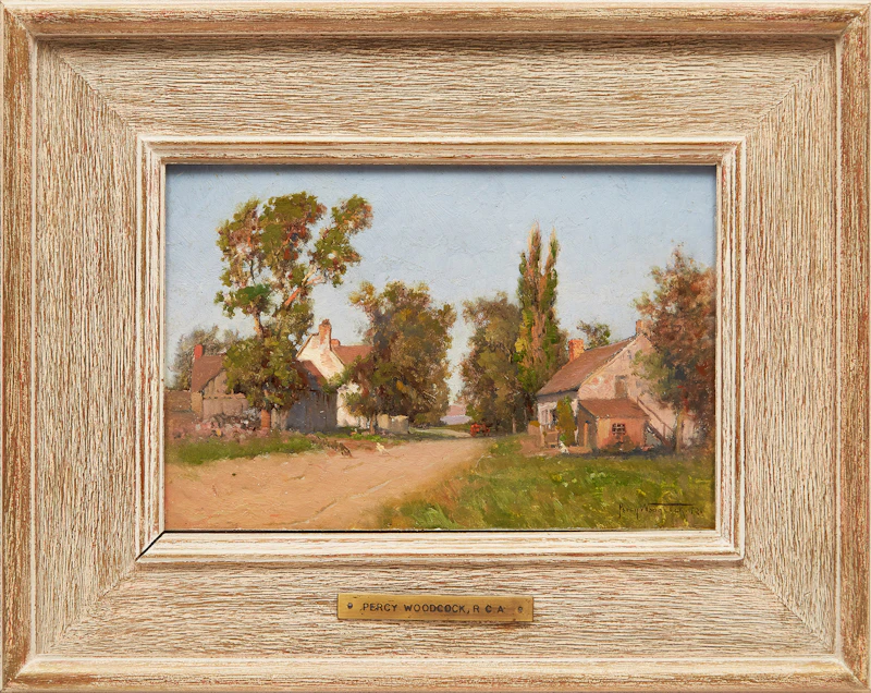 Percy Franklin Woodcock, Lachine Road , oil on board, 1912 - view 2
