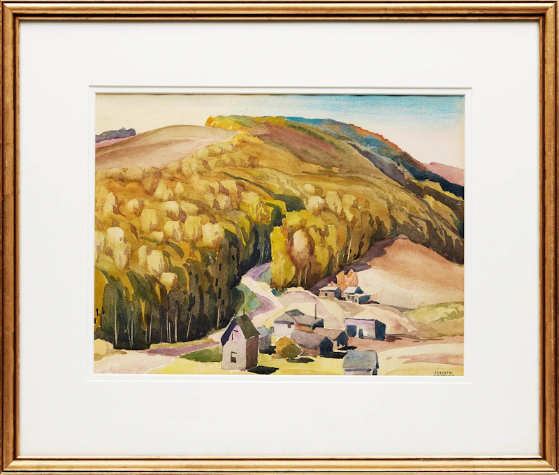 Joachim George Gauthier, Bachelor Town , watercolour - view 2