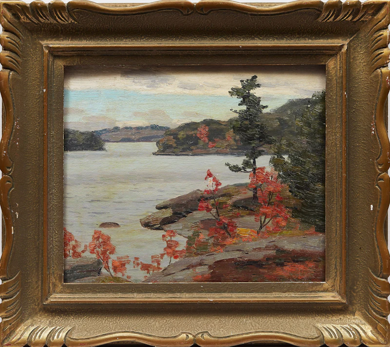 George Thomson, October, oil on board, circa 1936 - view 2