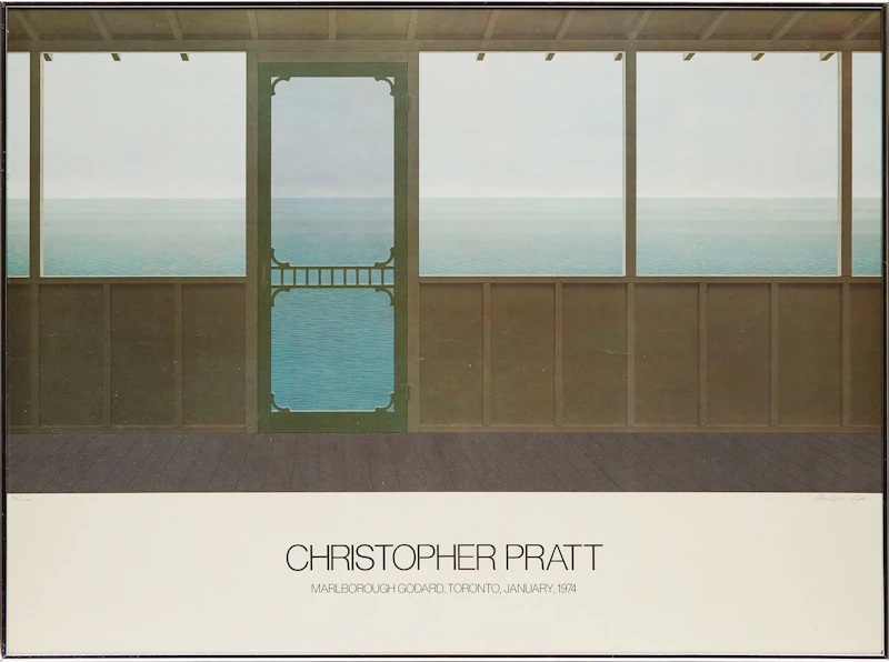 Christopher Pratt, Mira Godard Exhibition Poster, lithograph - view 2