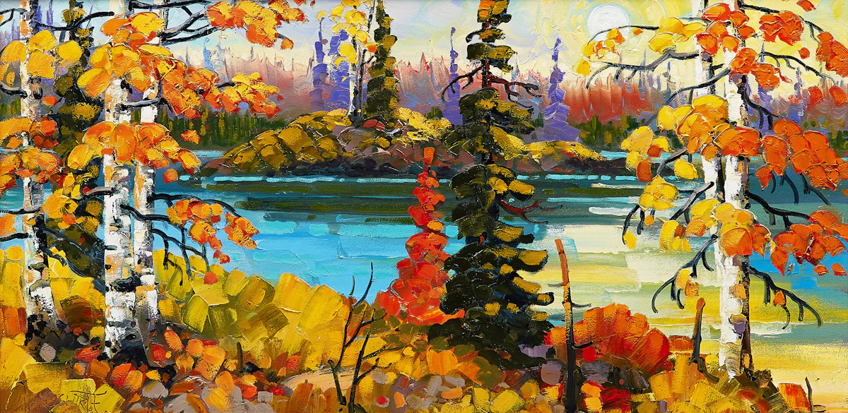 Rod Charlesworth, Northern Ontario Shores, oil on canvas