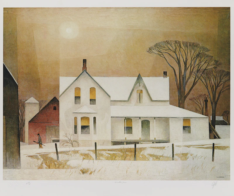 Alfred Joseph Casson, Winter Sun; Sun After Thunder; Morning on the Key River 