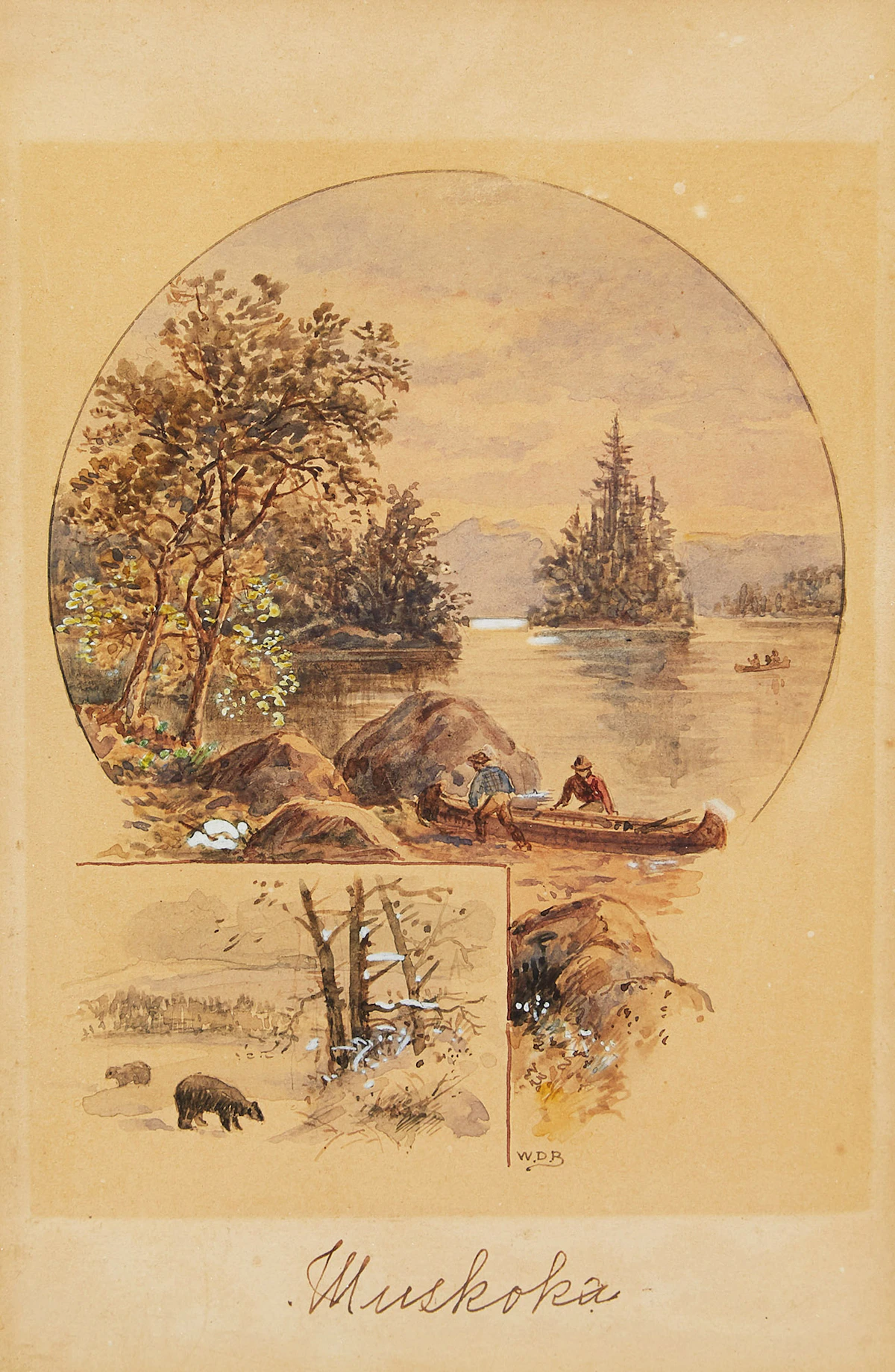 William Daniel Blatchly, Muskoka, watercolour