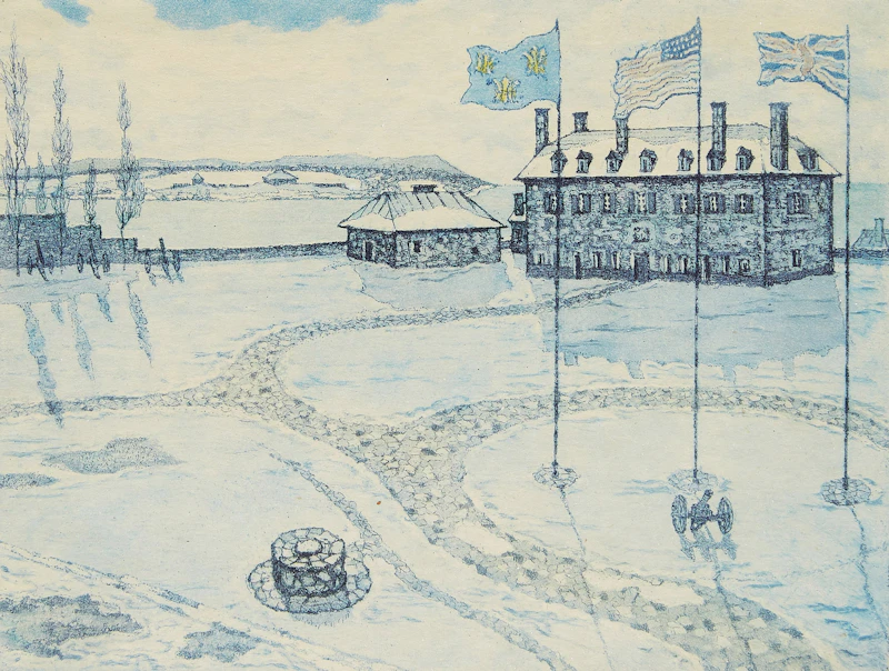 Nicholas Hornyansky, Fort Niagara; Fort Mississauga