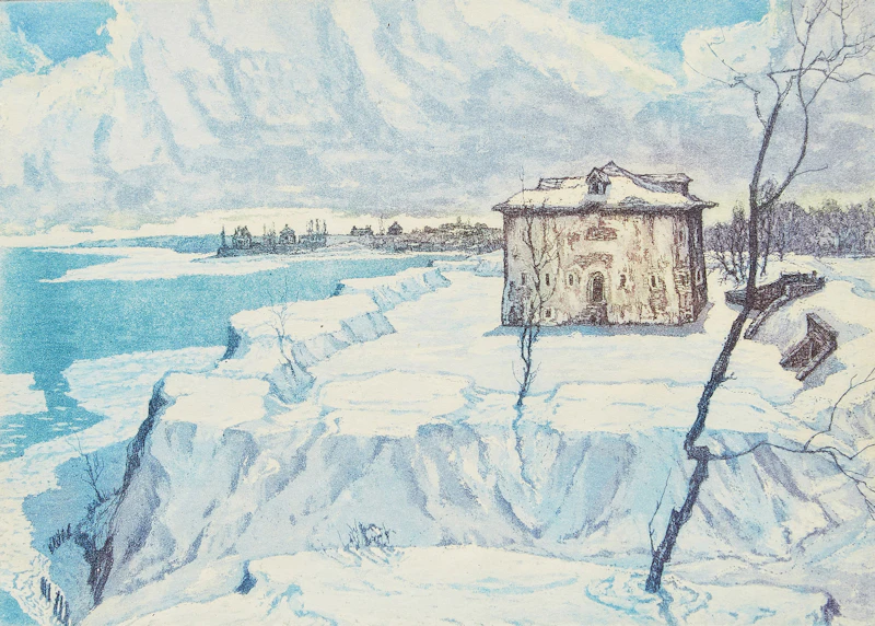 Nicholas Hornyansky, Fort Niagara; Fort Mississauga, pair of colour aquatints - view 4