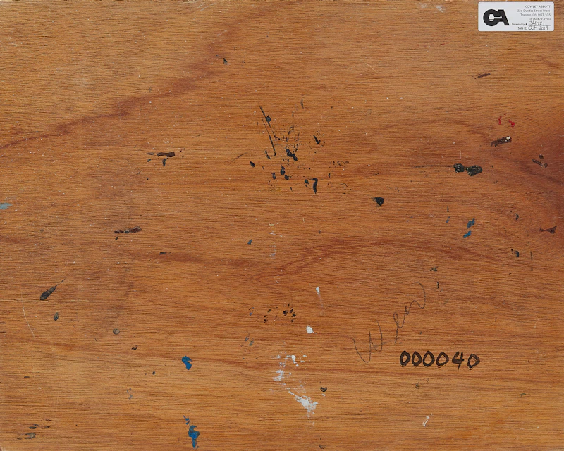 Bert Weir, Moons, Essex County , oil on board, circa 1960s - view 2