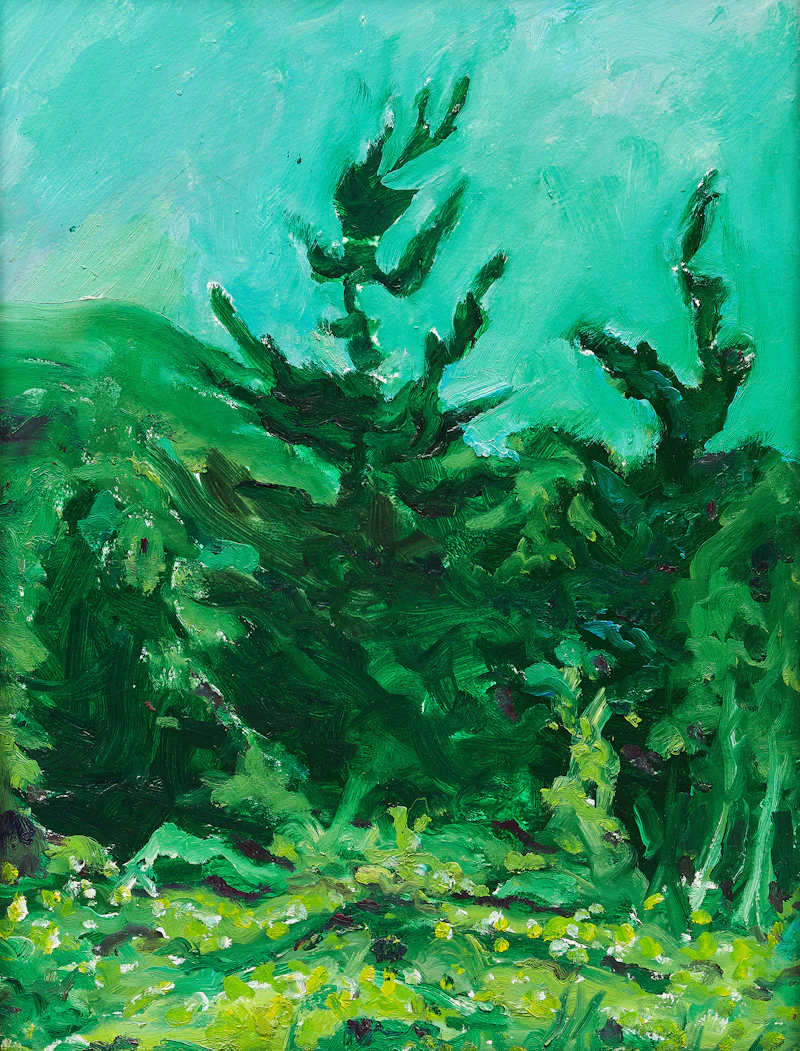 Landscape with Goldenrod by Bert Weir
