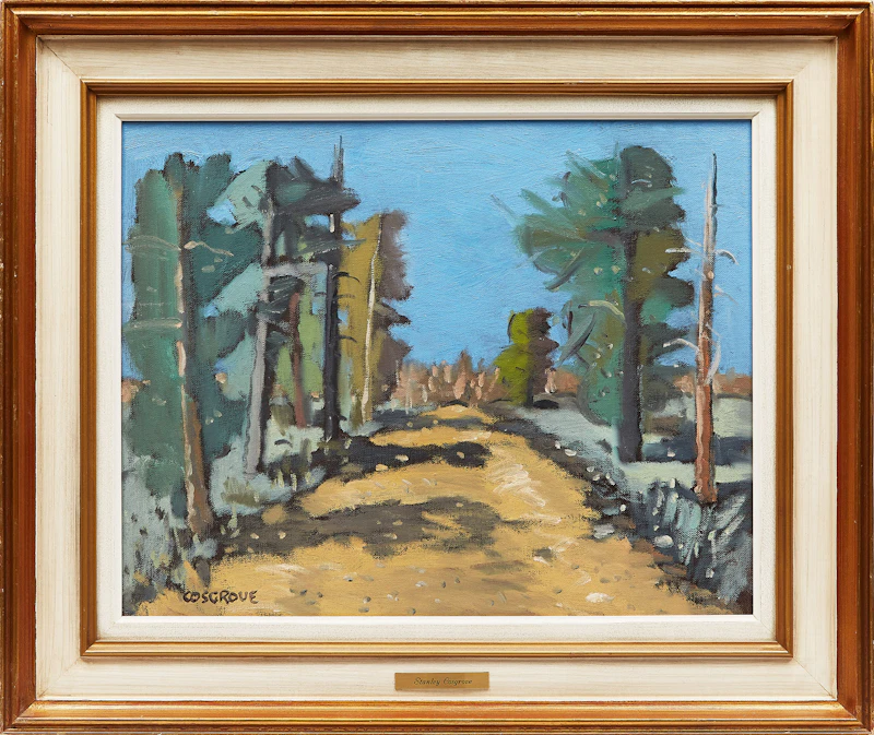 Stanley Morel Cosgrove, Landscape (1977), oil on canvas board, 1977 - view 2