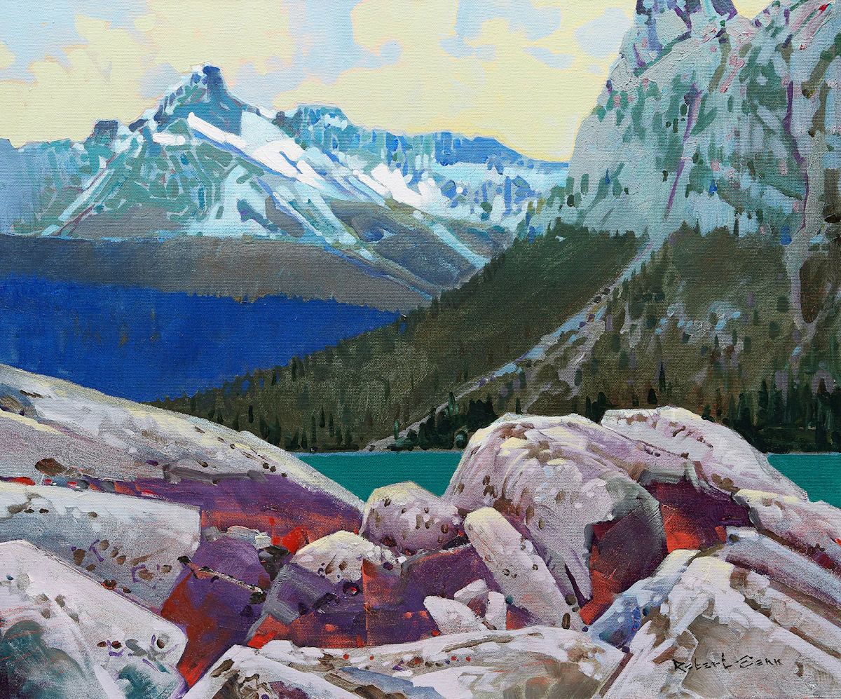 Robert Genn, Cathedral Pattern, Yoho Park, B.C. , oil on canvas