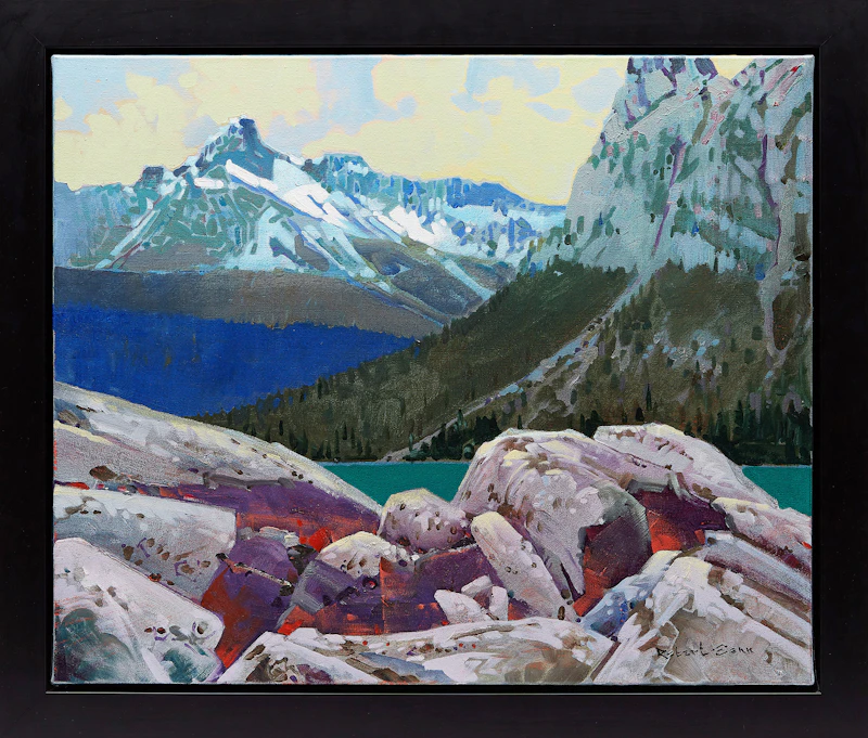 Robert Genn, Cathedral Pattern, Yoho Park, B.C. , oil on canvas - view 2