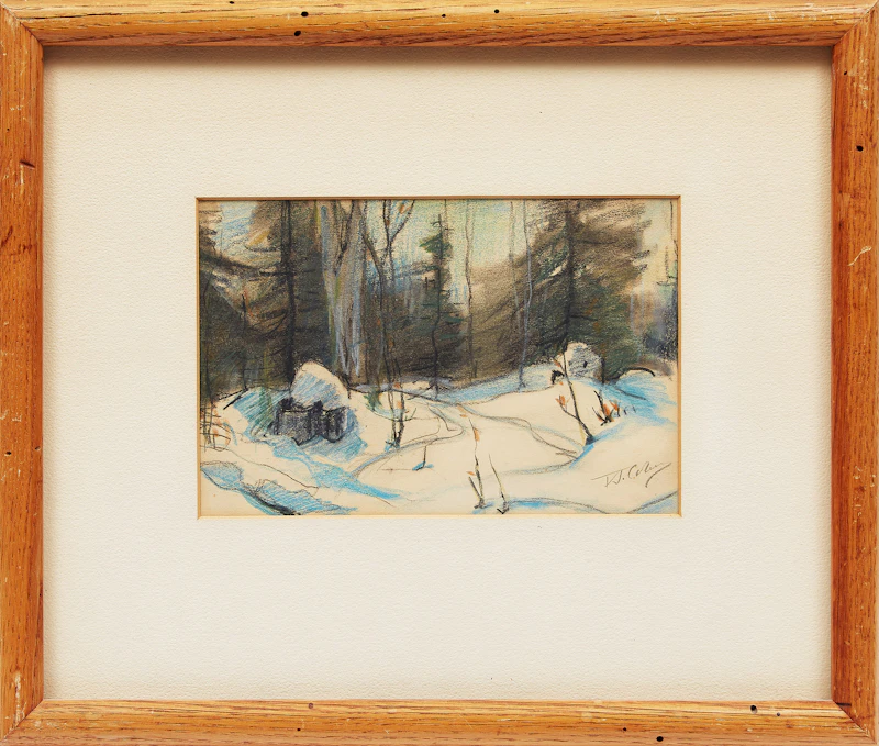 Frederick Simpson Coburn, Country Road , coloured pencil - view 2