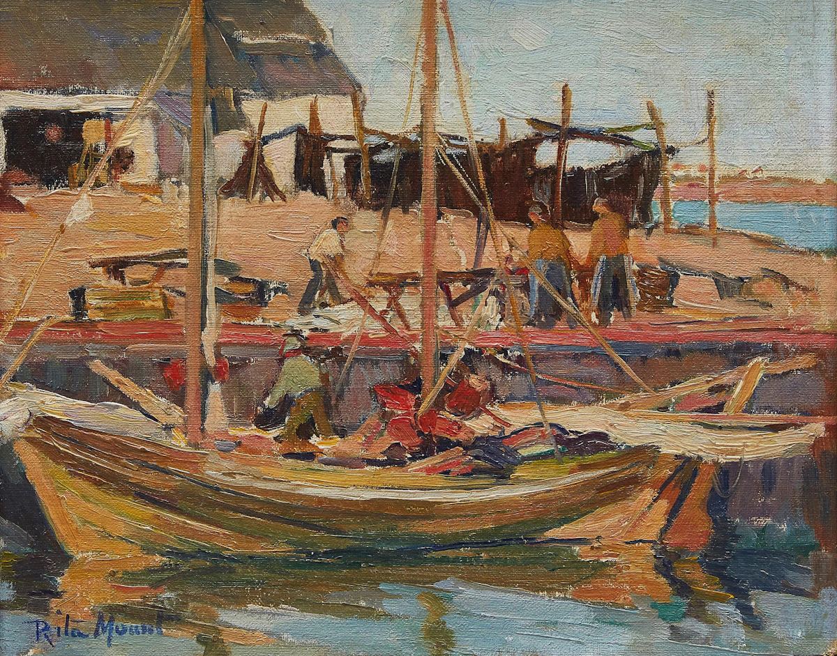 Rita Mount, Anse-à-Beaufils, oil on canvas