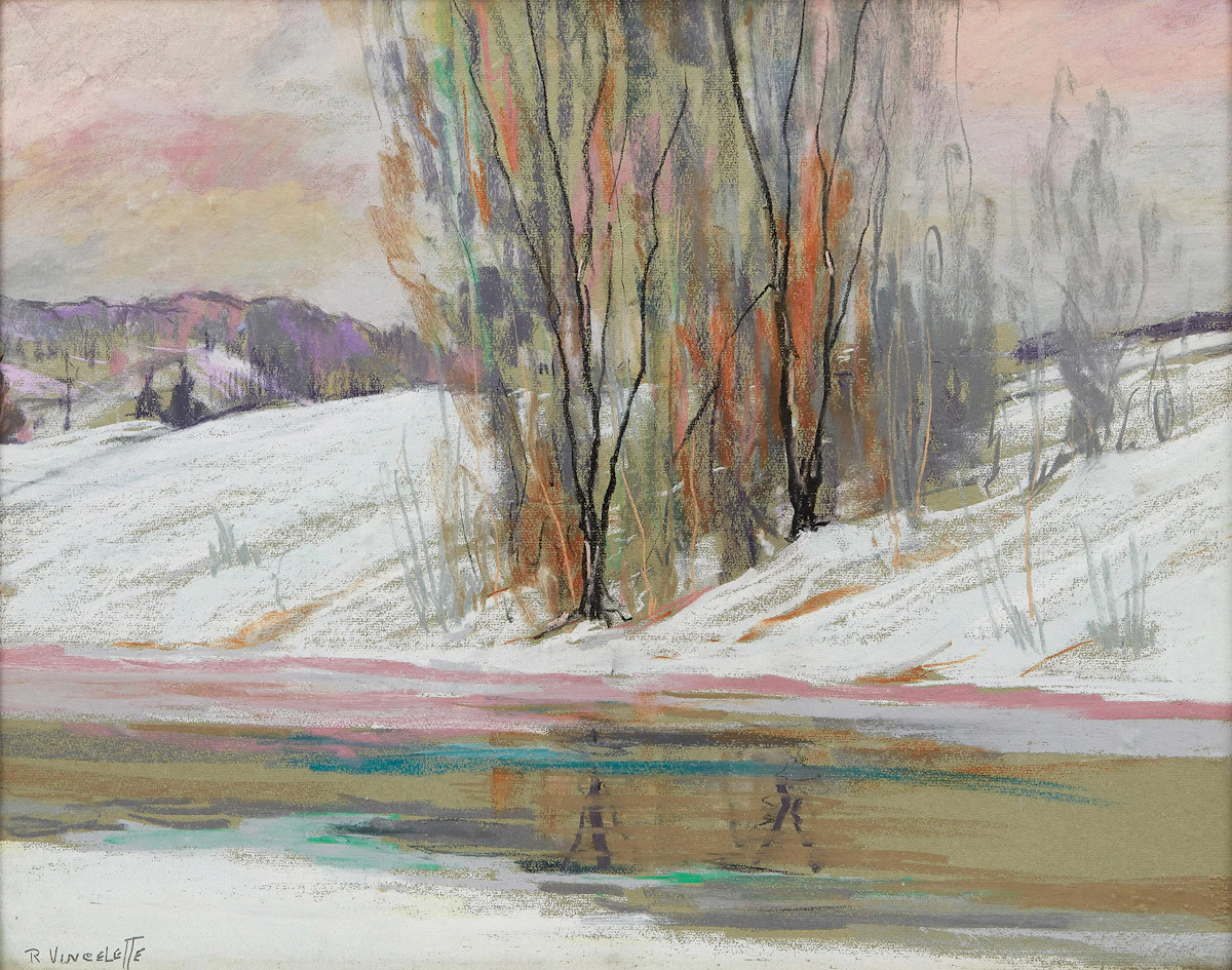 Romeo Vincelette, Spring, pastel