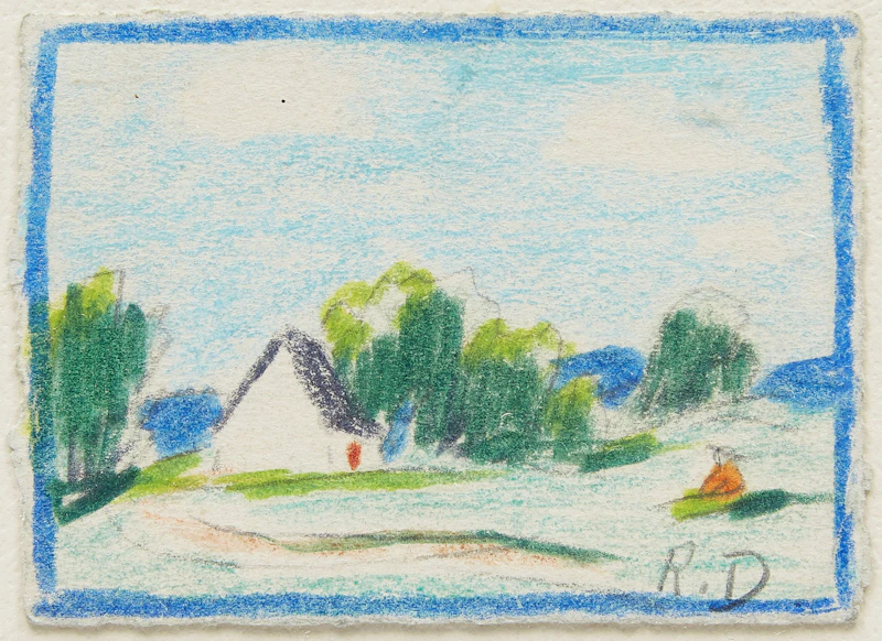 Rodolphe Duguay, Paysage avec maison 