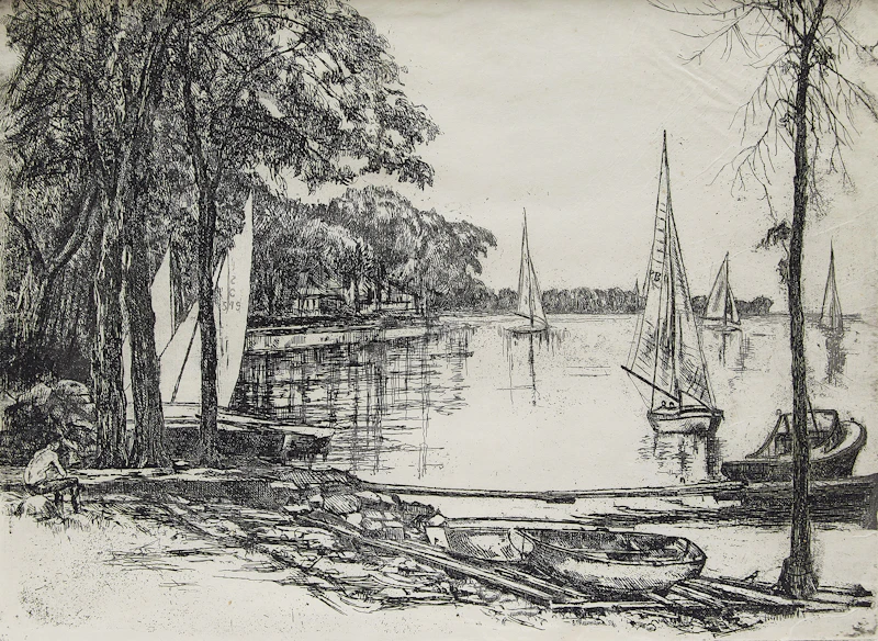 Montreal Lakeshore, 1954 by Ernst Neumann