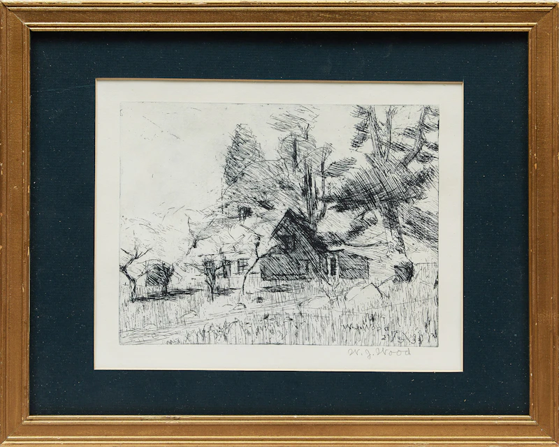 William John Wood, Two Works , etchings - view 2