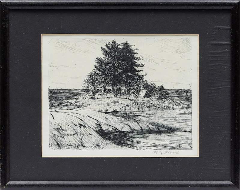 William John Wood, Two Works , etchings - view 5