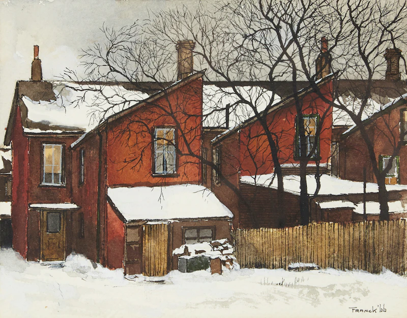 Back of Henry Street by Albert Jacques Franck