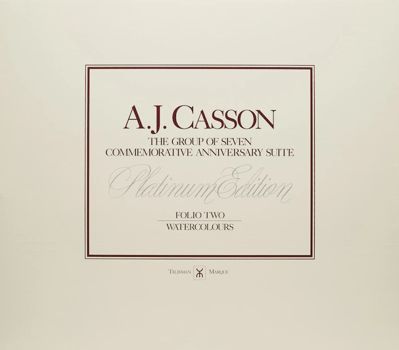 Alfred Joseph Casson, A.J. Casson: The Group of Seven Commemorative Anniversary Suite; Folio Two: Watercolours