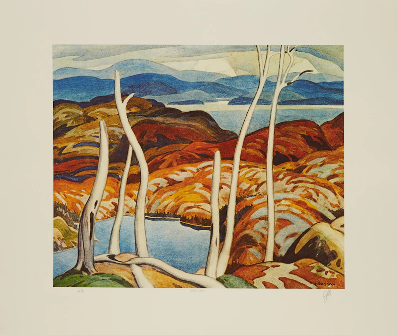 Alfred Joseph Casson, A.J. Casson: The Group of Seven Commemorative Anniversary Suite; Folio Two: Watercolours, folio of seven colour serigraphs - view 3