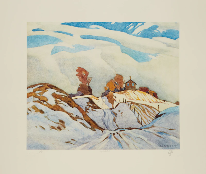Alfred Joseph Casson, A.J. Casson: The Group of Seven Commemorative Anniversary Suite; Folio Two: Watercolours, folio of seven colour serigraphs - view 4