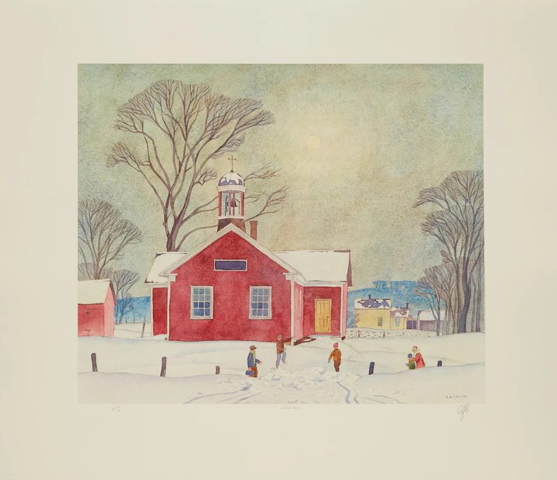 Alfred Joseph Casson, A.J. Casson: The Group of Seven Commemorative Anniversary Suite; Folio Two: Watercolours, folio of seven colour serigraphs - view 6