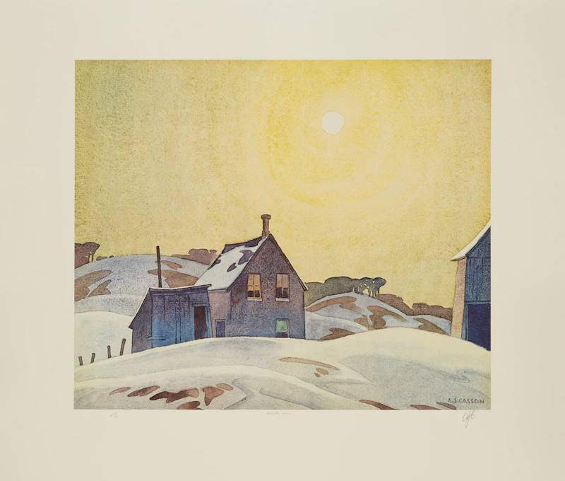 Alfred Joseph Casson, A.J. Casson: The Group of Seven Commemorative Anniversary Suite; Folio Two: Watercolours, folio of seven colour serigraphs - view 7