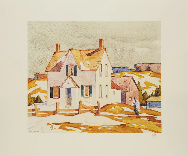 Alfred Joseph Casson, A.J. Casson: The Group of Seven Commemorative Anniversary Suite; Folio Two: Watercolours, folio of seven colour serigraphs - view 9