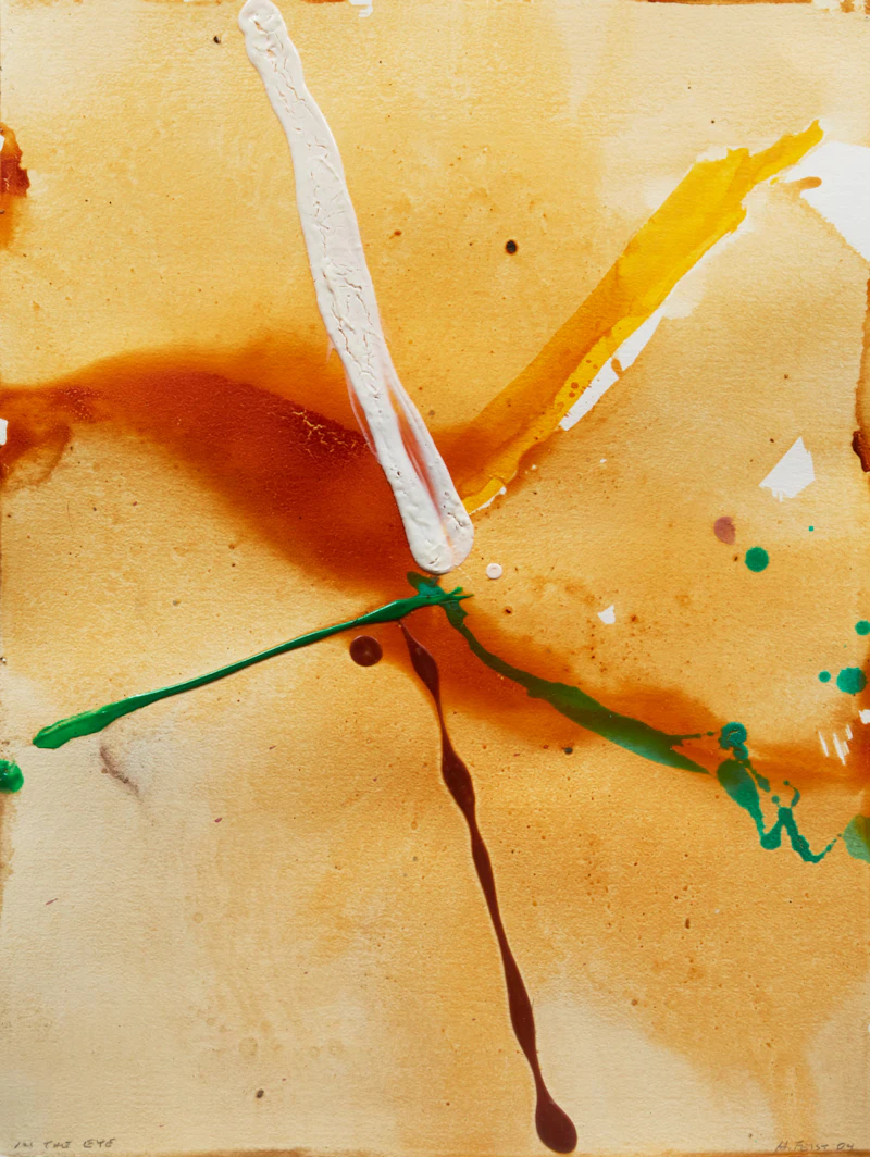 Harold Elmer Feist, In the Eye, acrylic on paper, 2004 - view 2