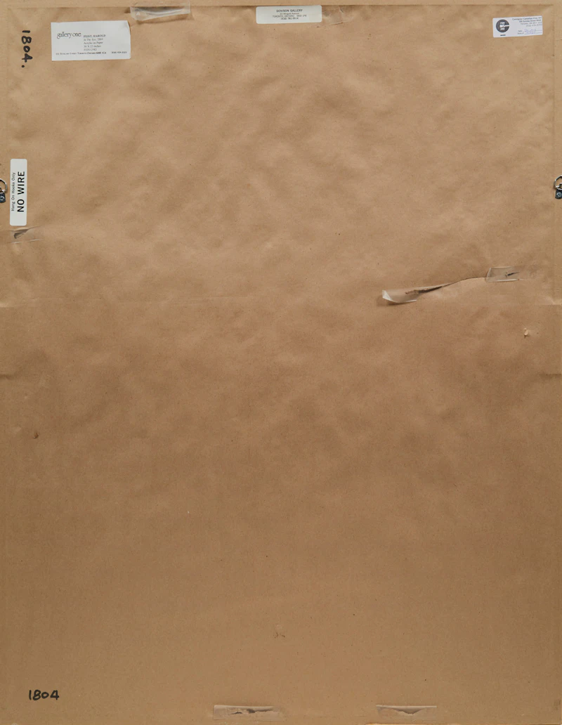 Harold Elmer Feist, In the Eye, acrylic on paper, 2004 - view 3