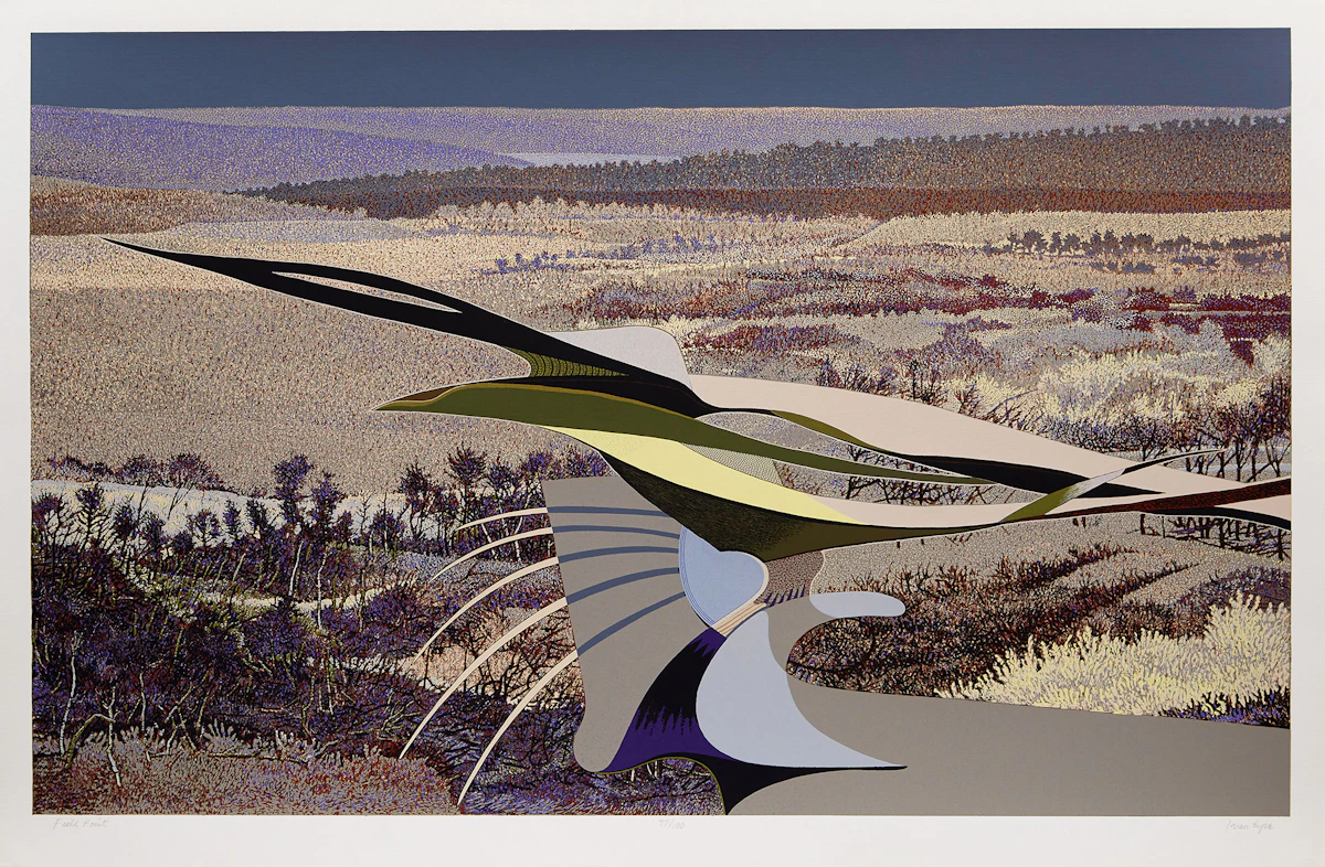 Ivan Kenneth Eyre, Field Point, colour silkscreen