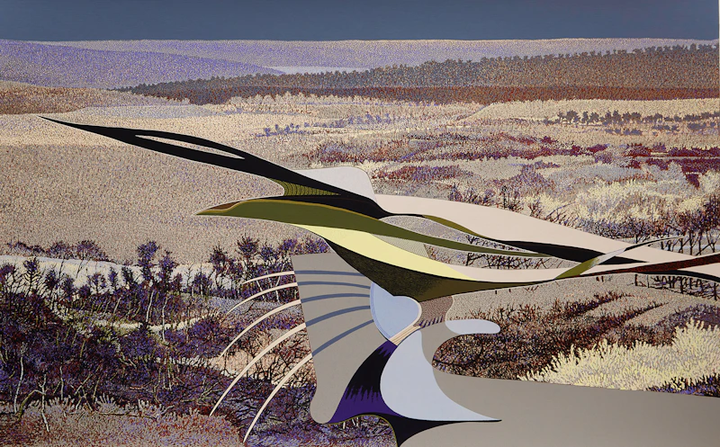 Ivan Kenneth Eyre, Field Point, colour silkscreen - view 2