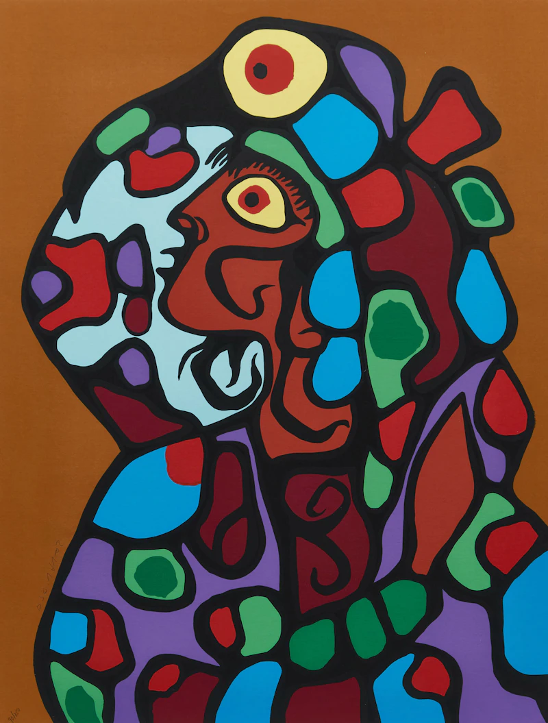 Norval Morrisseau, The Art of Norval Morrisseau: Collection of 5 Prints in Original Portfolio, five colour serigraphs, 1979 - view 4