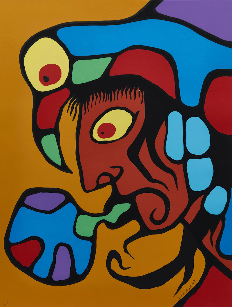 Norval Morrisseau, The Art of Norval Morrisseau: Collection of 5 Prints in Original Portfolio, five colour serigraphs, 1979 - view 5